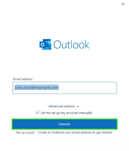 Setting up Exchange Email in Outlook Classic